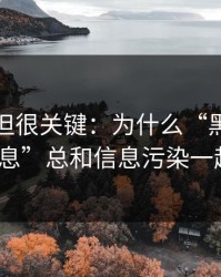 不热门但很关键：为什么“黑料社区最新消息”总和信息污染一起出现？