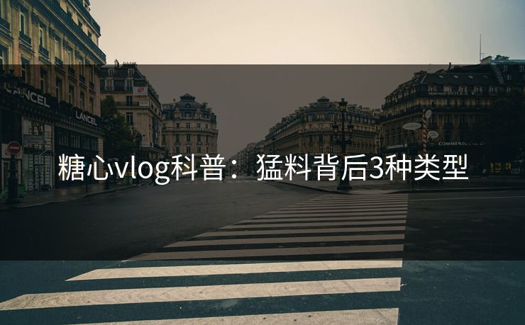 糖心vlog科普:猛料背后3种类型 糖心vlog科普:猛料背后3种类型